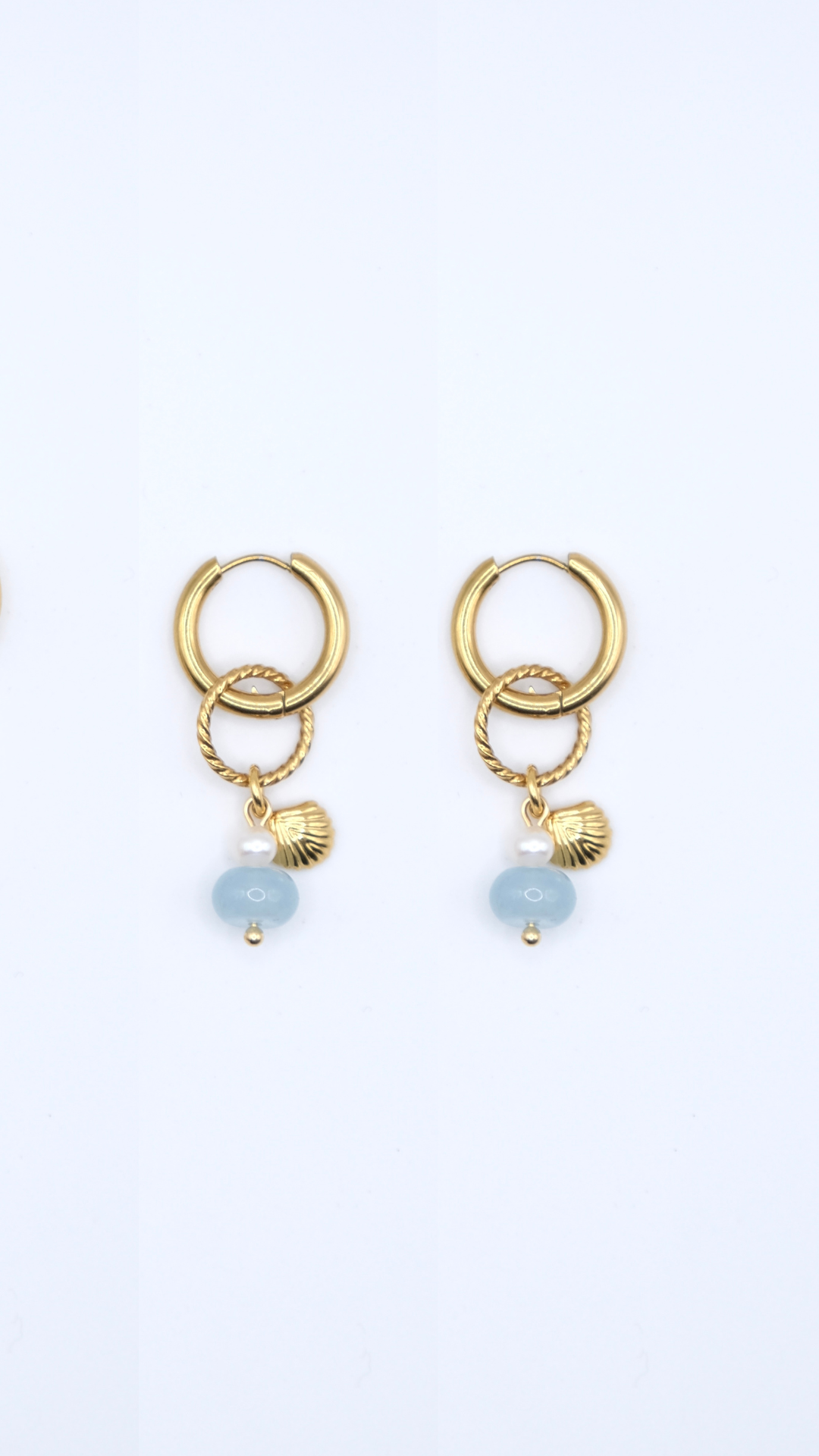 Boucles d'oreilles L'Aube Marine