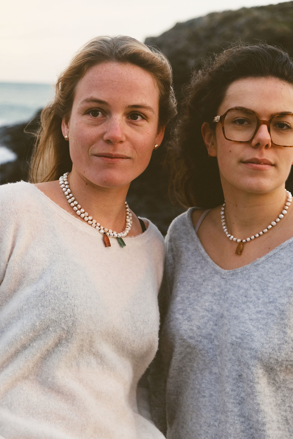 Miniature : Collier Le Fish - Jaspe rouge