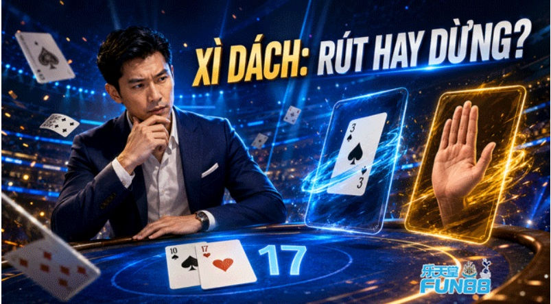 Xi Dach FUN88 Kinh Nghiem Choi Bai Giup Han Che Sai Lam