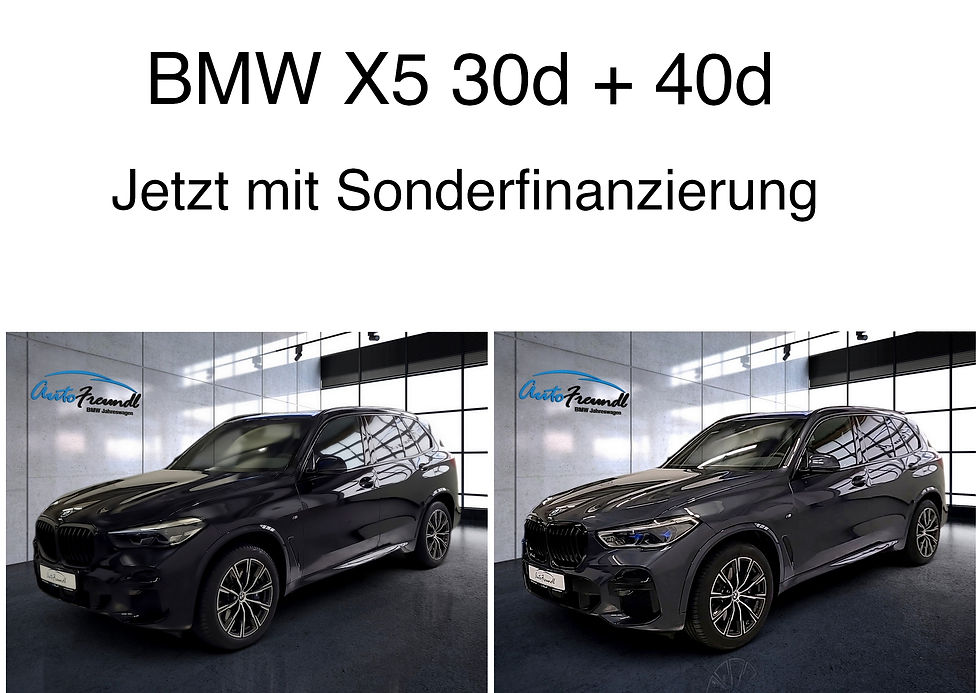 BMW X5 30d + 40d M Sport
