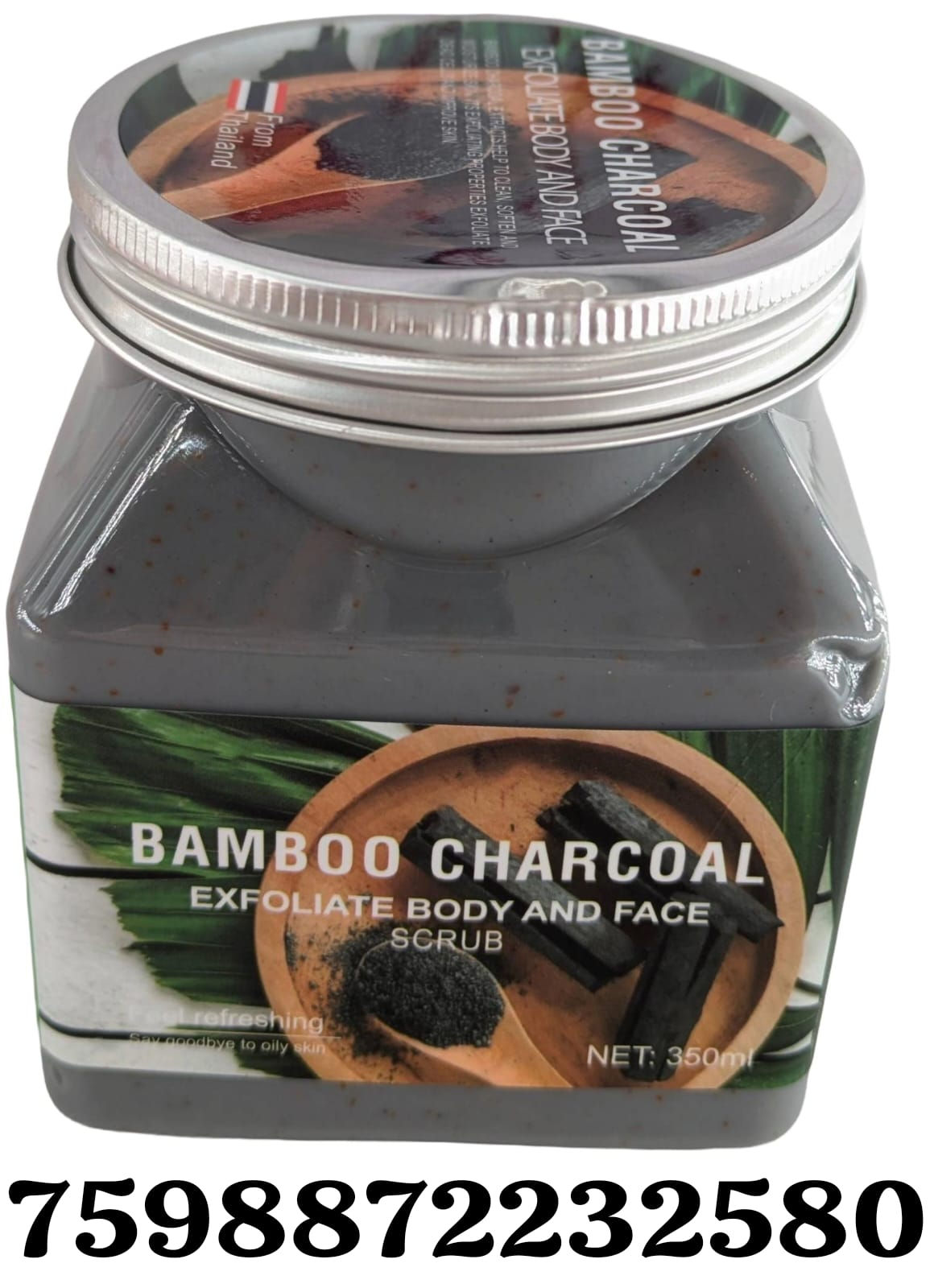 Exfoliante facial y corporal de bambú