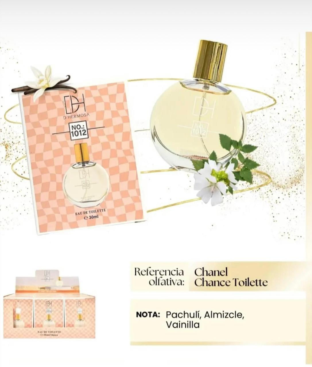 Perfume Dhermosa EAU de Toilette Femenino de 30ml