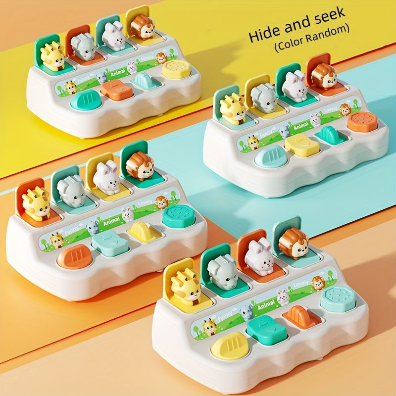 Thumbnail: Montessori Pop-Up Animal Toy – Learning & Motor Skills