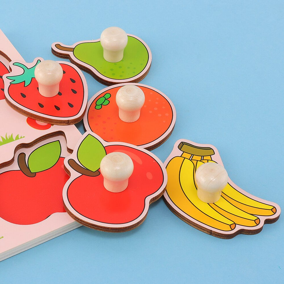 Thumbnail: Montessori Fruit Puzzle – Fine Motor & Learning Toy