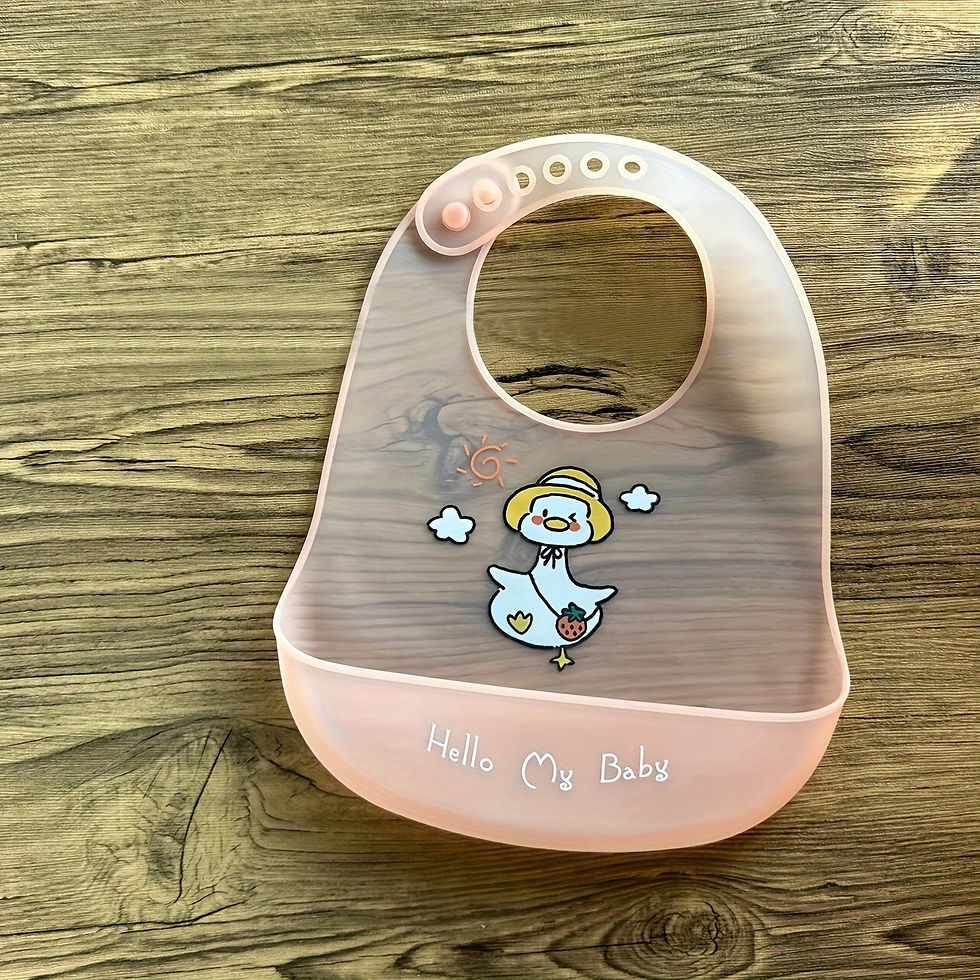 Thumbnail: Silicone Baby Bib Set for Toddler Feeding Time