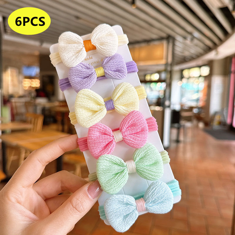 Thumbnail: Baby Girls Elastic Hair Bands Soft Cute Hair Accessories