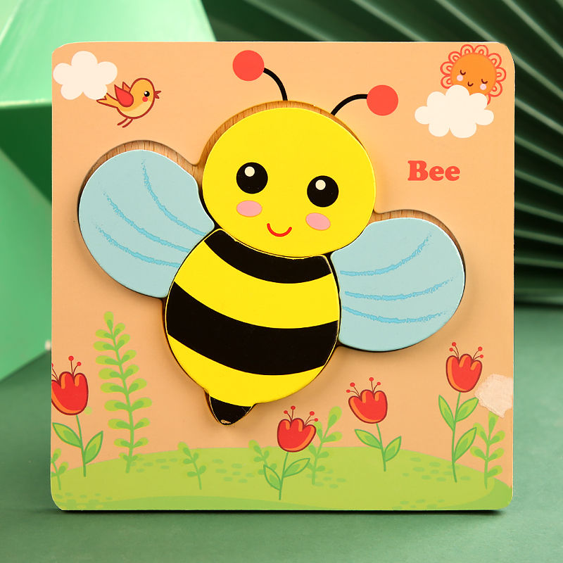 Thumbnail: 3D Wooden Animal Puzzle for Early Learning Kids