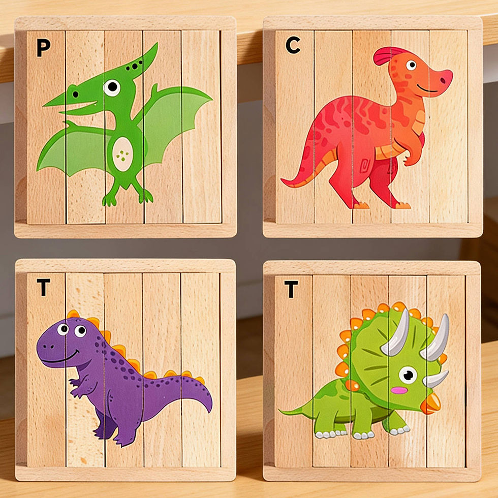 Thumbnail: Wooden Animal Puzzle – Educational Jigsaw Toy for Kids