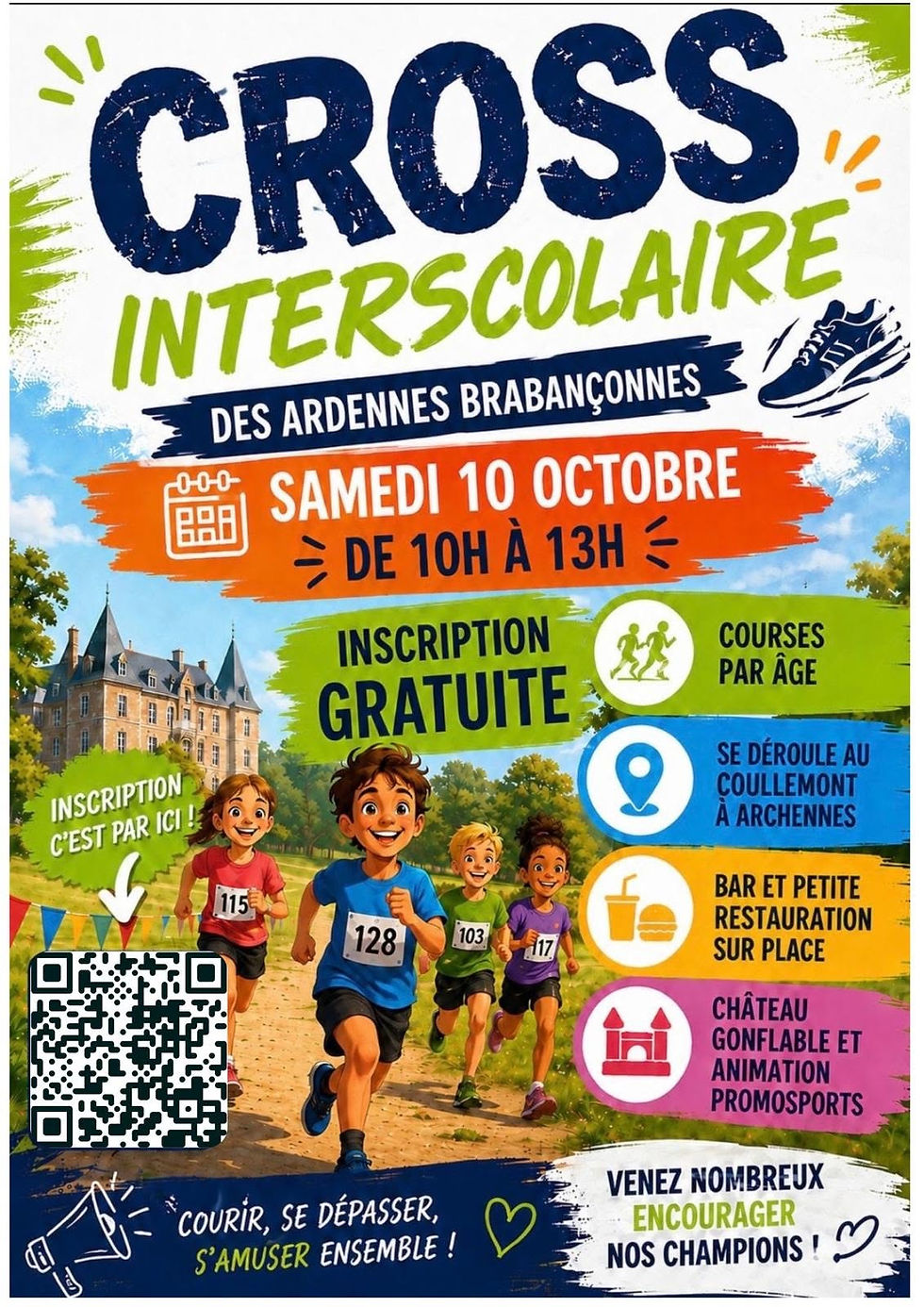 Cross Interscolaire à Archennes