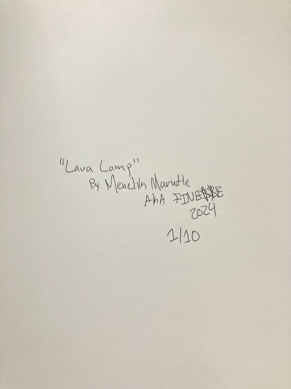 Thumbnail: "Lava Lamp" Abstract Print