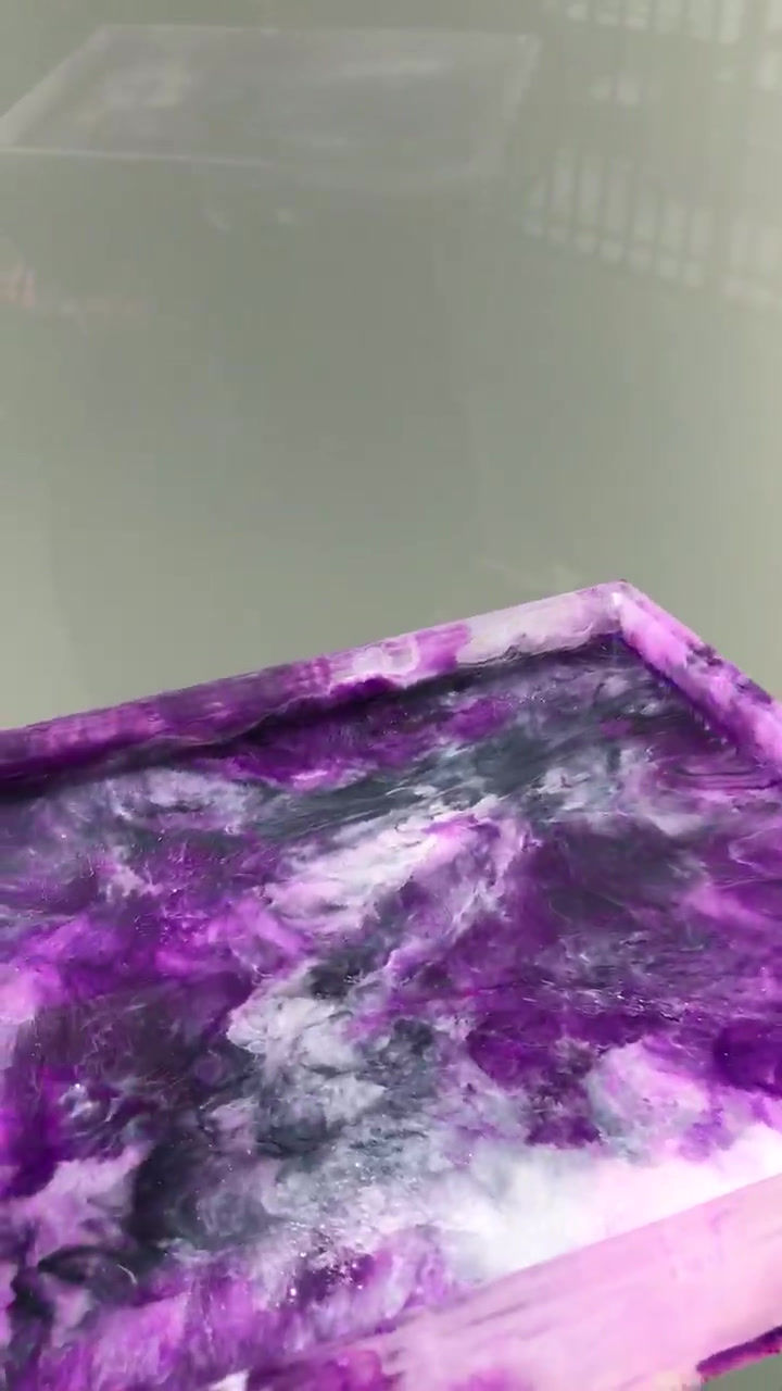 Thumbnail: Purple Rain Abstract Home Accessory | Rolling Tray