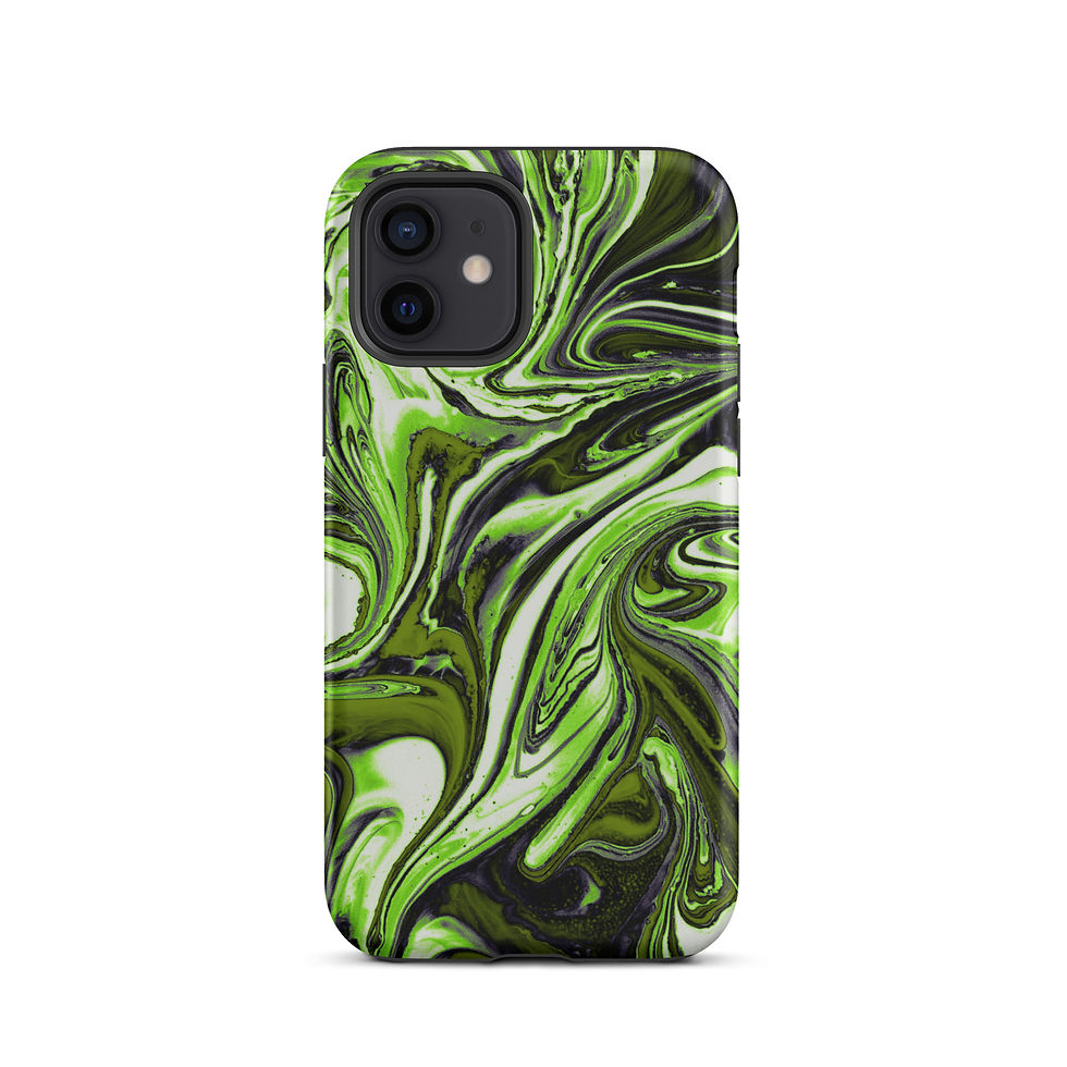 Thumbnail: Nature Green Abstract Tough Case for iPhone®
