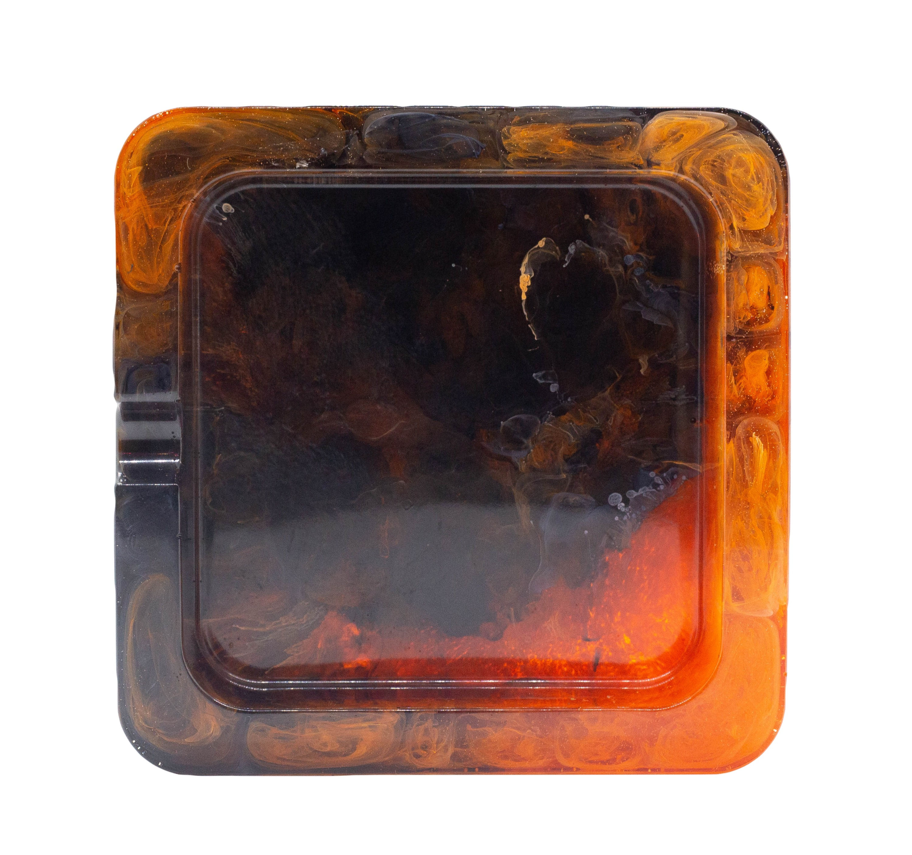 Volcano Abstract Ashtray