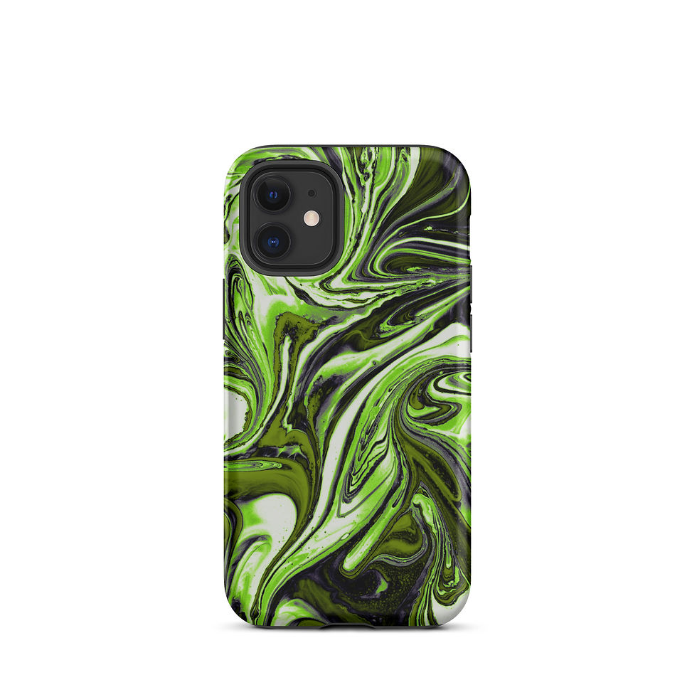 Thumbnail: Nature Green Abstract Tough Case for iPhone®