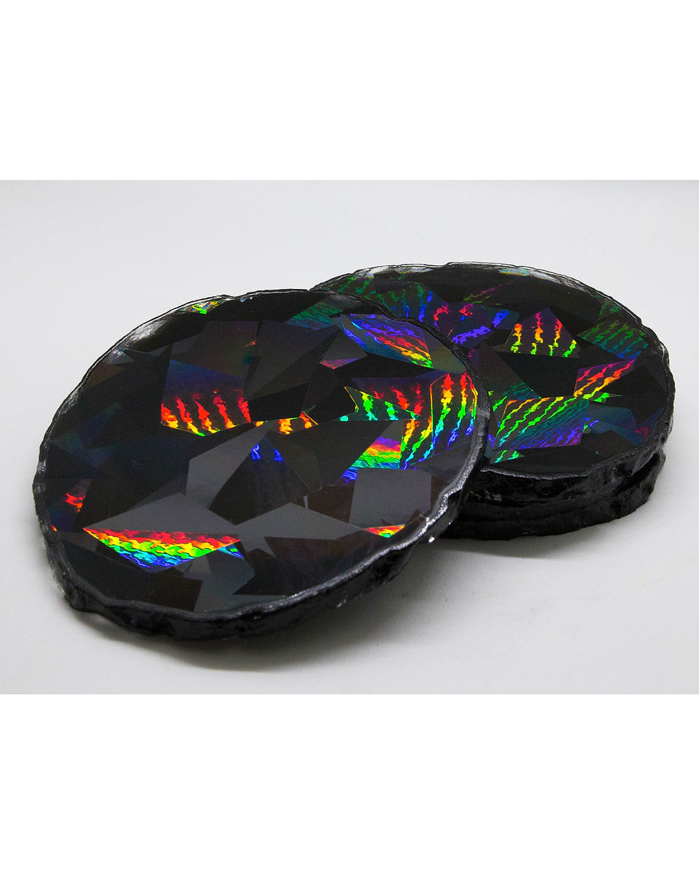 Thumbnail: Black Holographic Coaster
