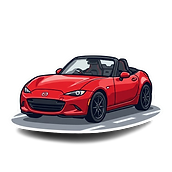 Red MX5 ND Roadster