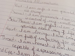 Chakra Affirmations