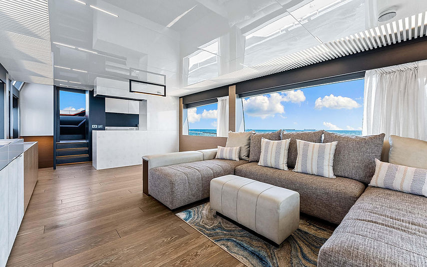 Nautical Miles 78' Ferretti Interior