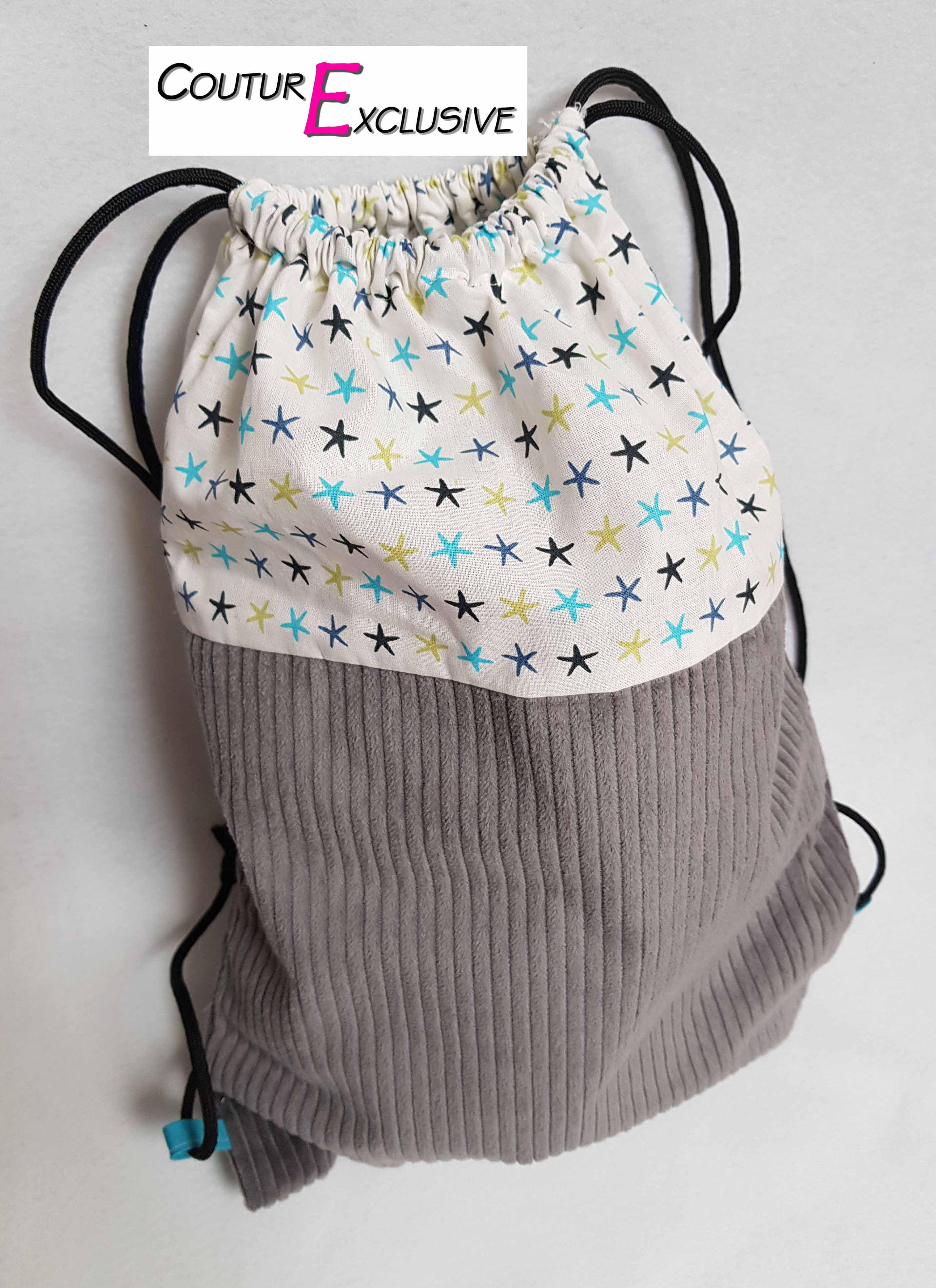 Sac ficelles étoiles