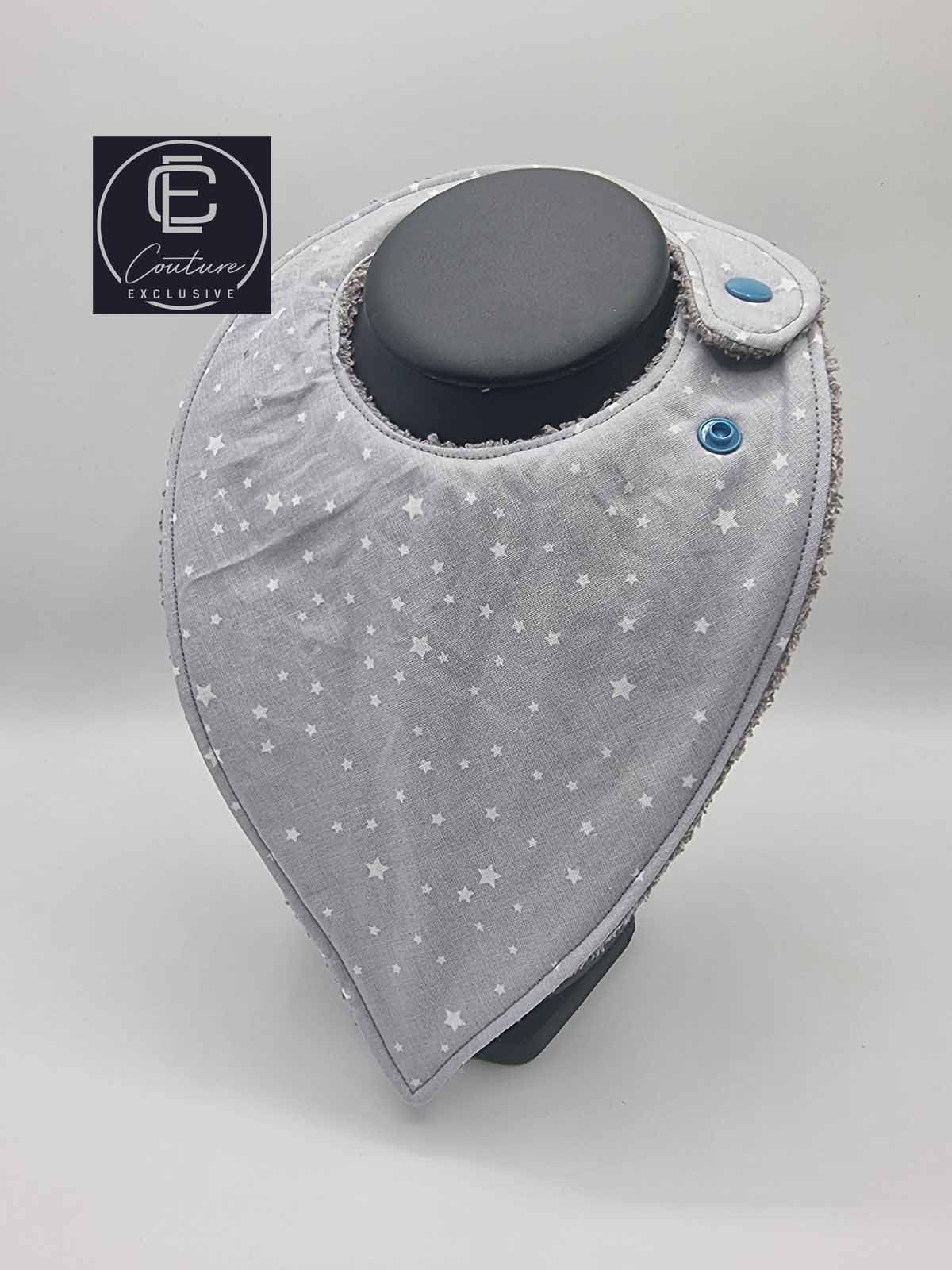 Bavoir Bandana - gris