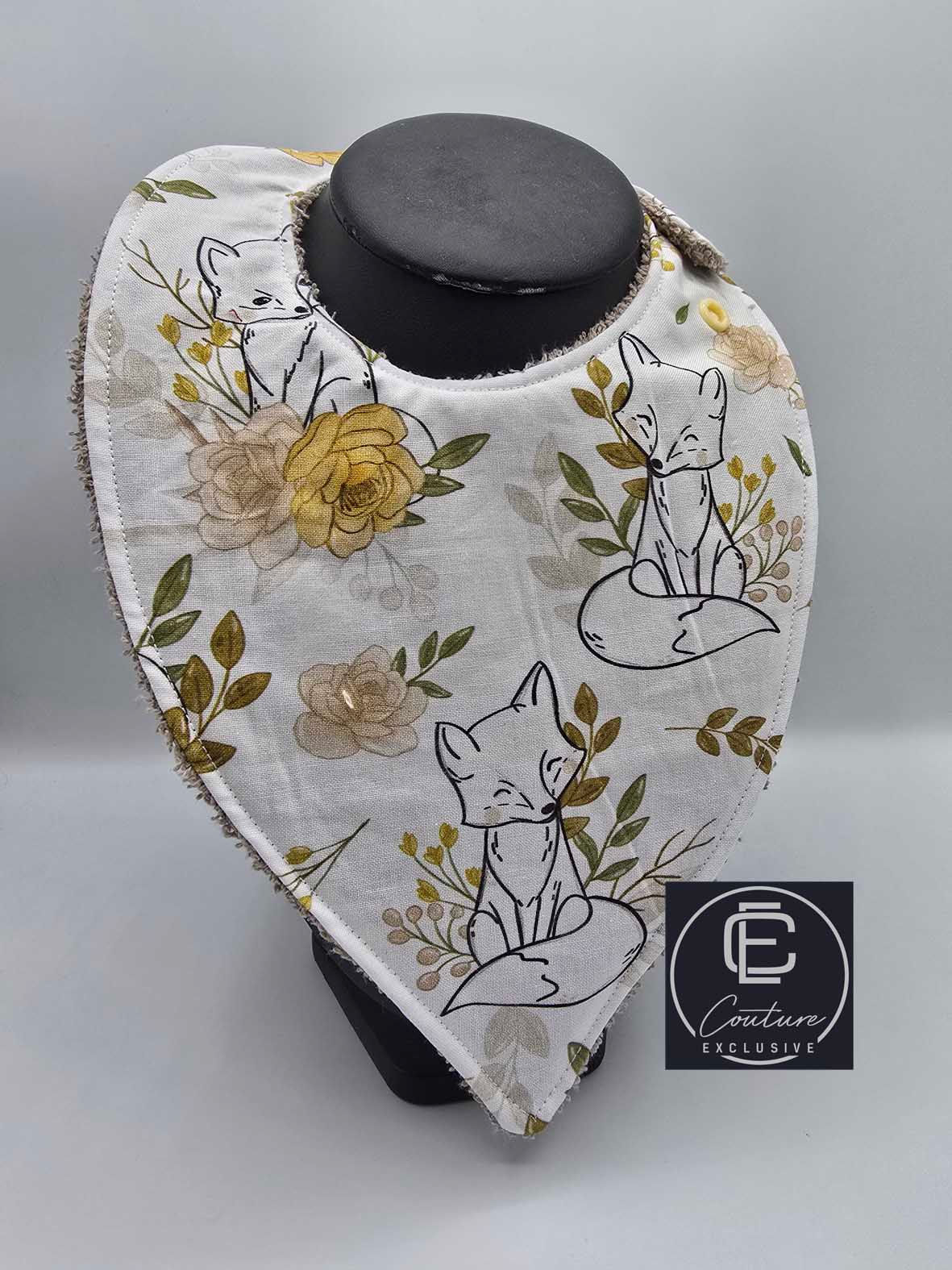 Bavoir Bandana - renard