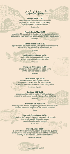 Bar Drinks | Page 5 | The Beach House Marbella Restaurant