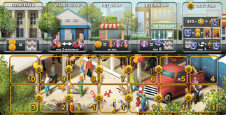 Componente do jogo de tabuleiro Dogs Boardgame