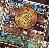 Jogo de tabuleiro Sabika em uma mesa
