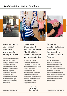 Feel the Future 2026 Service Guide Workshop Topics