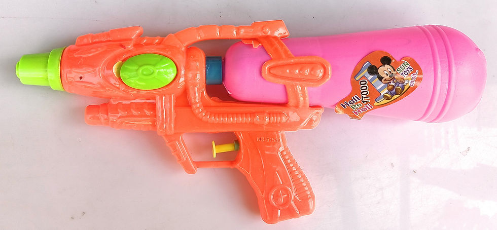 Thumbnail: Water Gun | Orange +Pink + Green | Button Trigger System