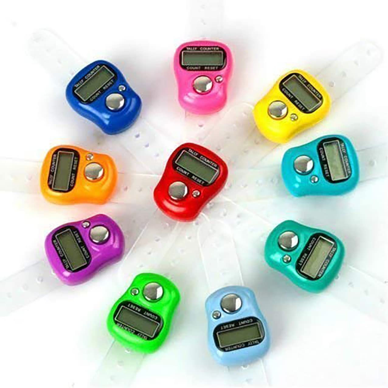 Digital counting machine with adjustable strap, 0-99999 range