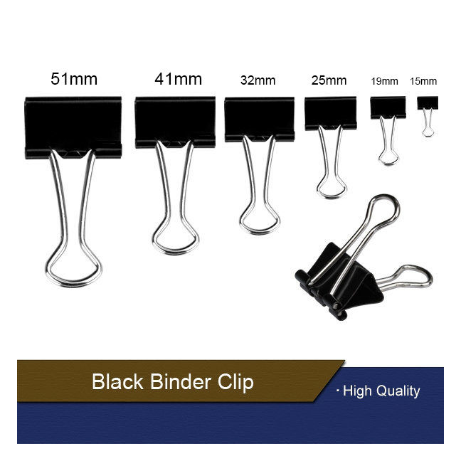 Thumbnail: Binder Clips for Office, Home, School, Institutions – 12 Pis