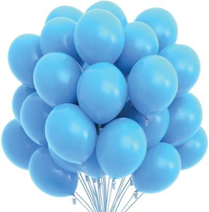 light blule metallic balloon