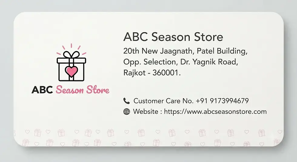 Best Stationery Store in Rajkot, Best carft material store in Rajkot. Premium stationery products and art supplies available online at ABC Season Store in Rajkot