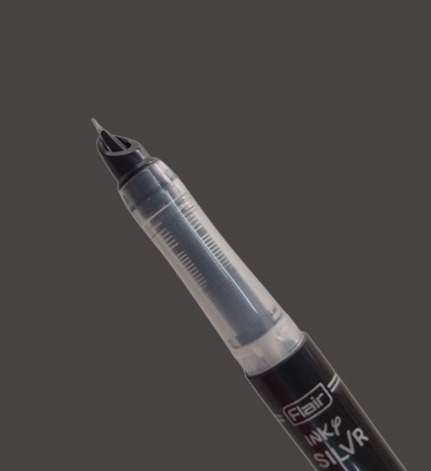 Fountain pen Inky Silver Blue Flair