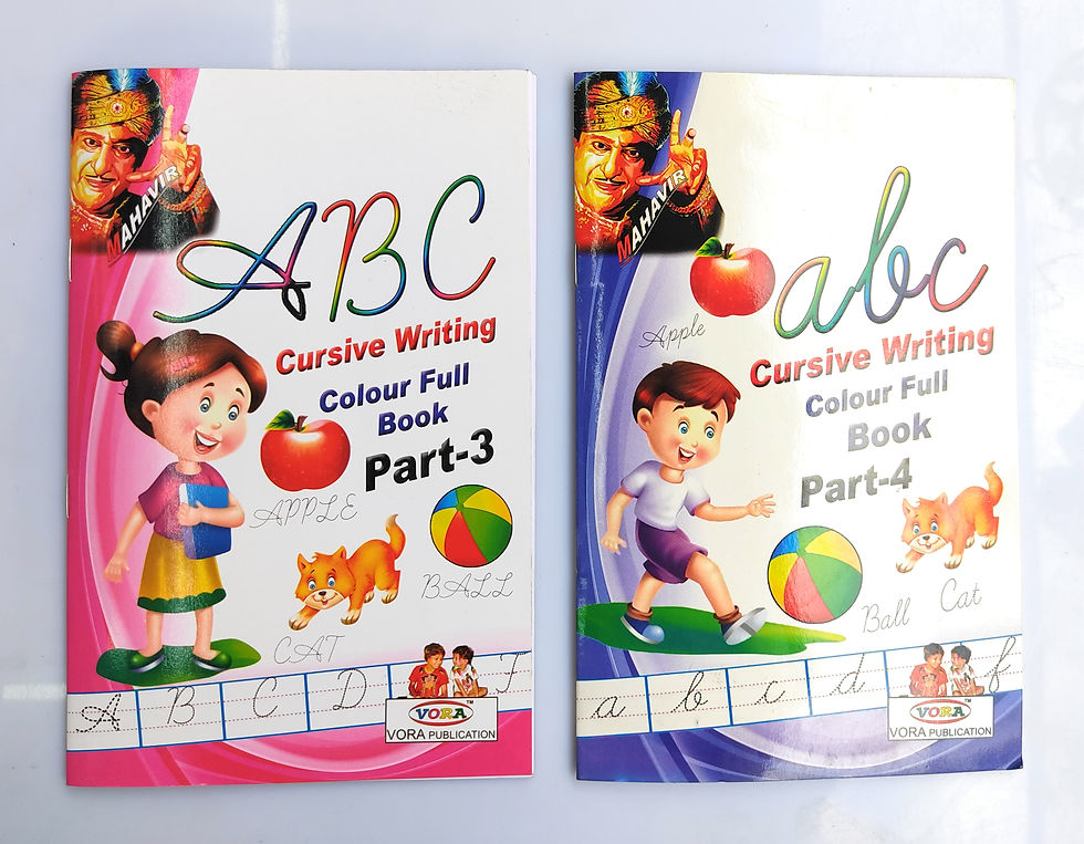 Thumbnail: first second third fourth abc book