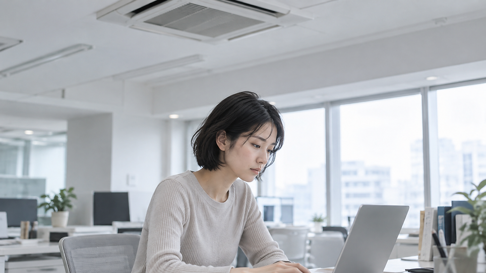 辦公室冷氣直吹肩頸,早晚溫差造成肩頸緊繃