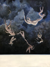 Free fall Oil on Canvas _ 160 x 120 cm _ 2019