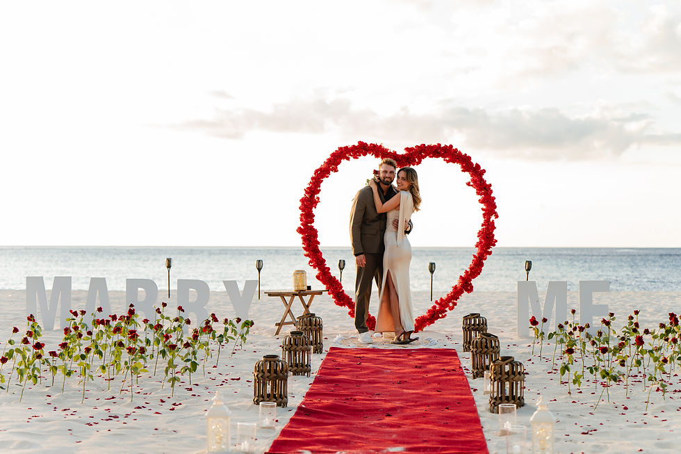 Le Morne Beach Mauritius couple photoshoot by Golden Capture Studio