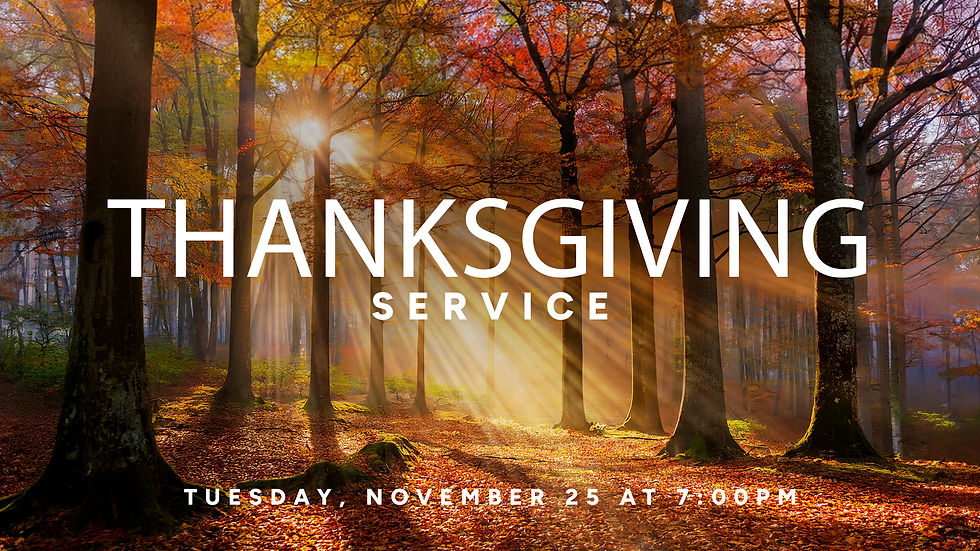Thanksgiving Service