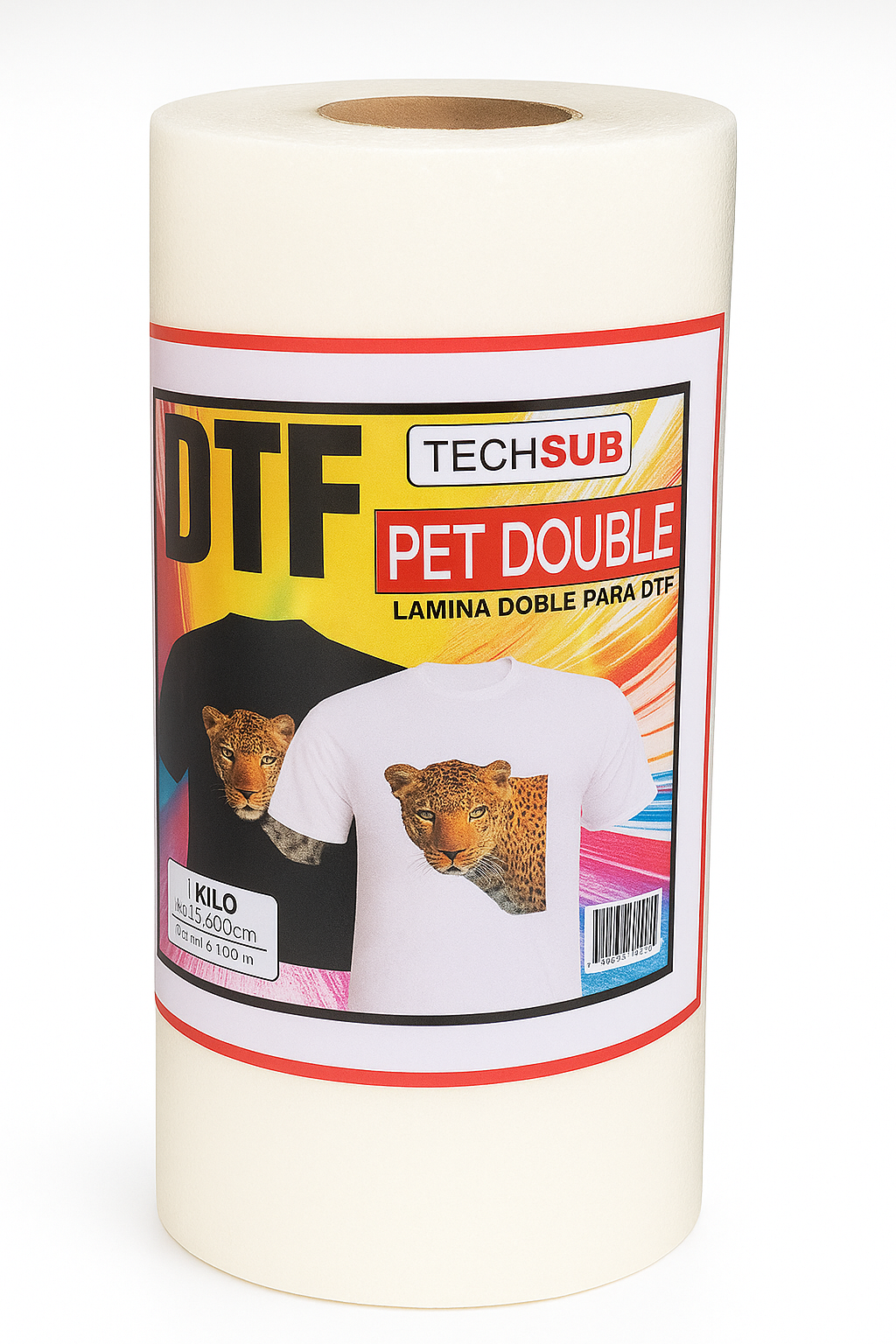 PET FILM DOUBLE PARA DTF EN ROLLO DE 30X100MTS