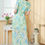 Miniatura: 005 V-neck ruffler , A-line silhouette  short sleeve midi dress