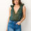 Miniatura: 2515 SLEEVELESS SURPLICE SHIMMER BODYSUIT