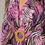 Miniatura: 033 LONG SLEEVE SURPLICE RUFFLE MULTI PRINT MINI DRESS