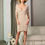 Miniatura: 9309 SHORT SLEEVE SURPLICE KNITTED BODYCON SELF TIE MINI DRESS