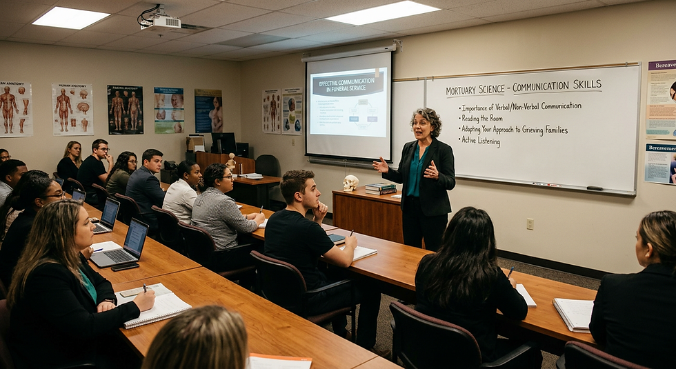 Beyond the Textbook: Preparing Mortuary Science Students for the Moments That Matter