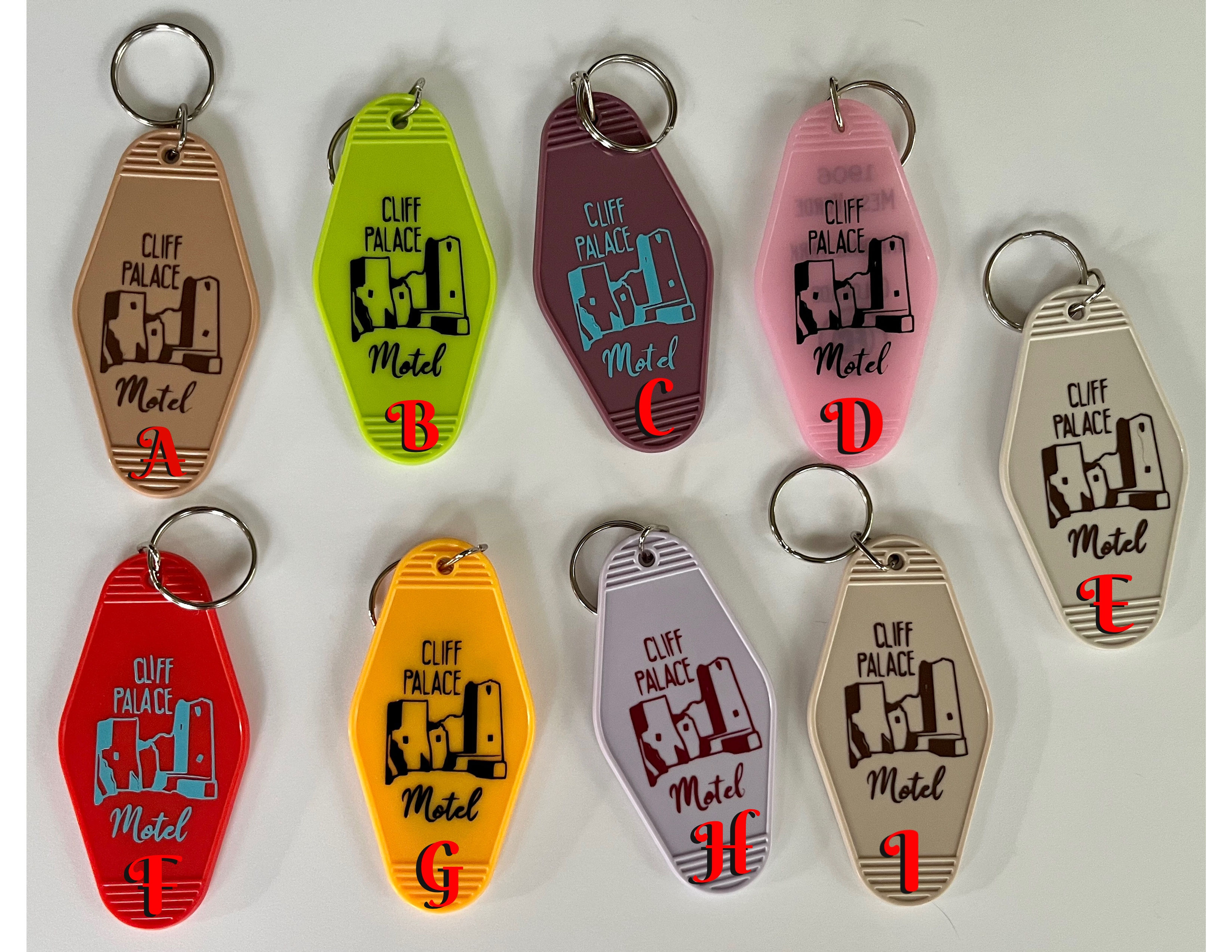 Cliff Palace Motel Keychain