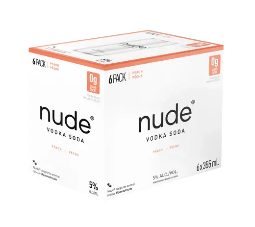 NUDE VODKA SODA PEACH
