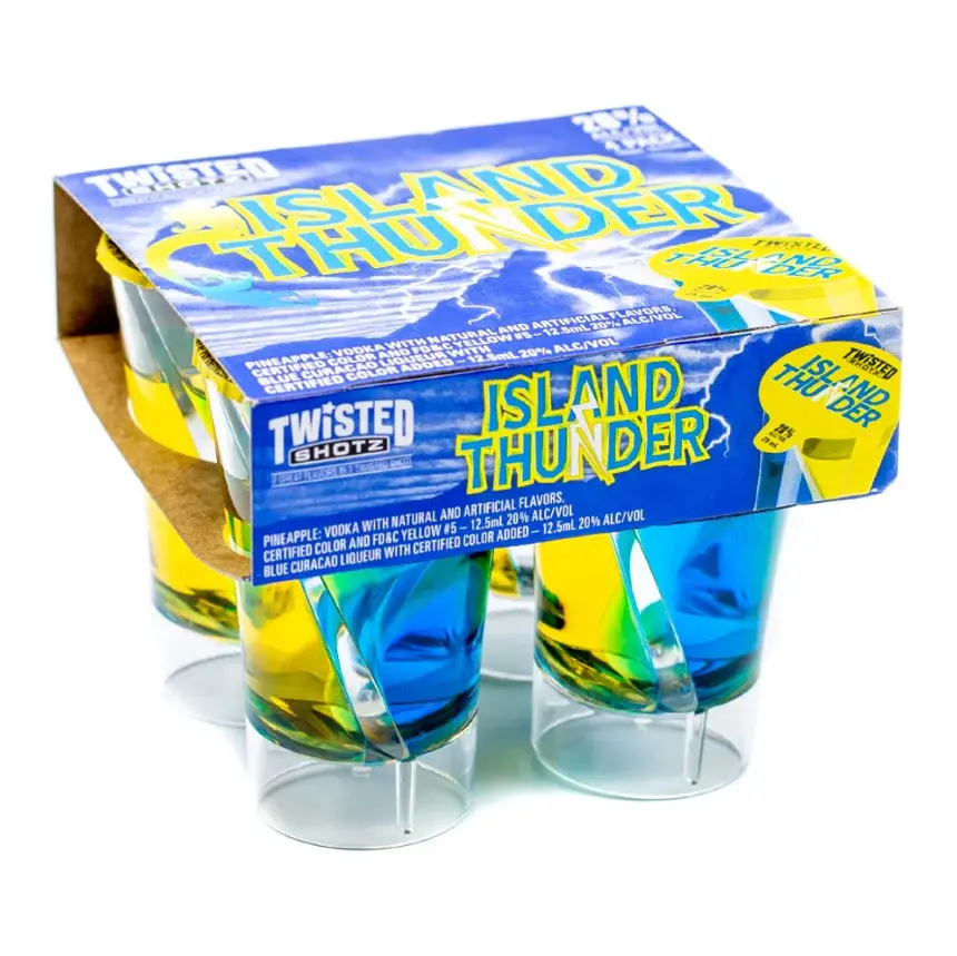 TWISTED SHOTZ ISLAND THUNDER 4PK