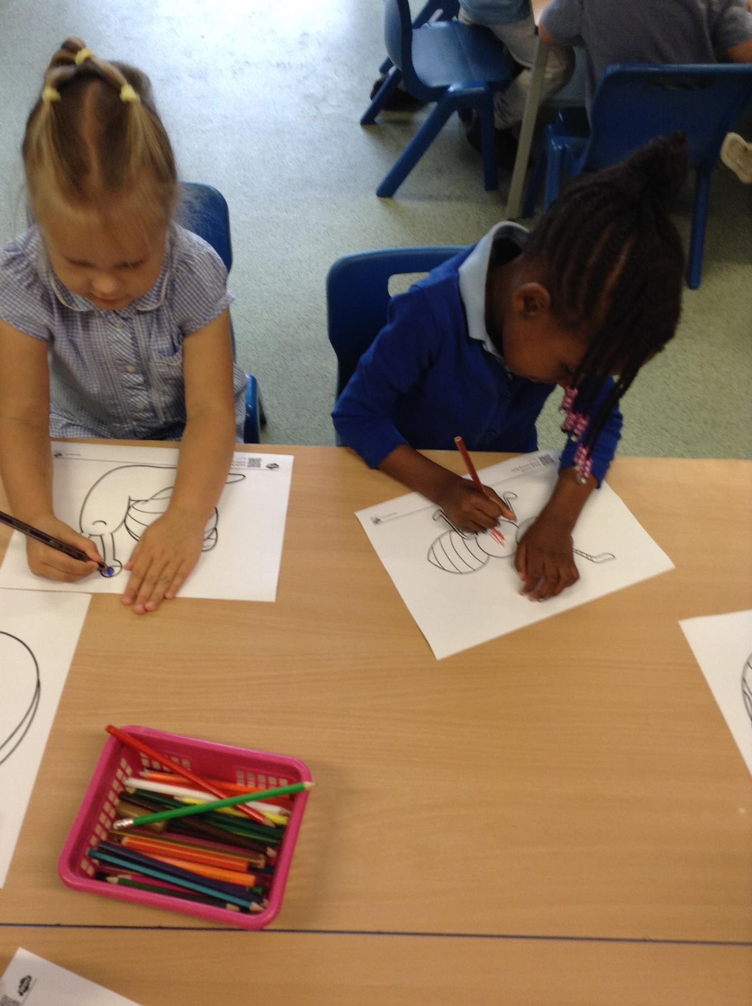 reception colouring